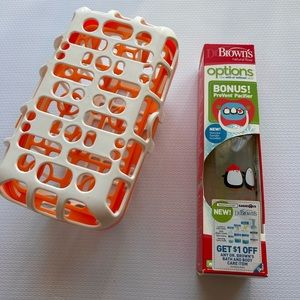 Dr.Brown new bottle and dishwasher basket  Munchkin